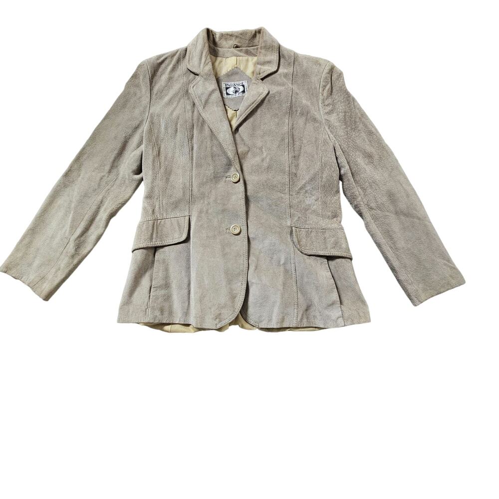 Parasol vintage 100% leather jacket size 15/16
